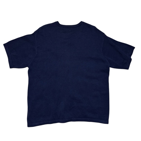 VINTAGE Victoria Jones Woman 90s Embroidered Short Sleeve Sweater Sz 1X - Picture 4 of 8